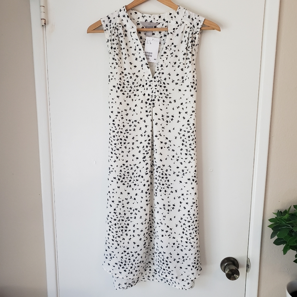 H&M sheer white dress Sz 6 NWT